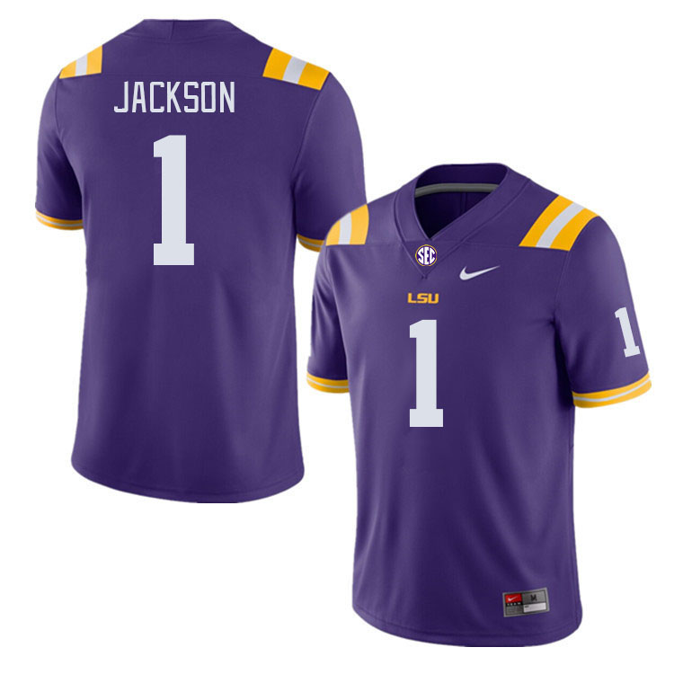 LSU Tigers #1 Donte Jackson College Football Jerseys Stitched Sale-Purple